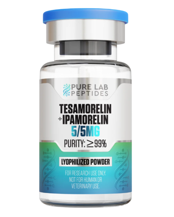 Tesamorelin 5mg + Ipamorelin 5mg (10mg Blend)